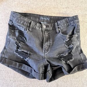 Aeropostale high rise midi shorts